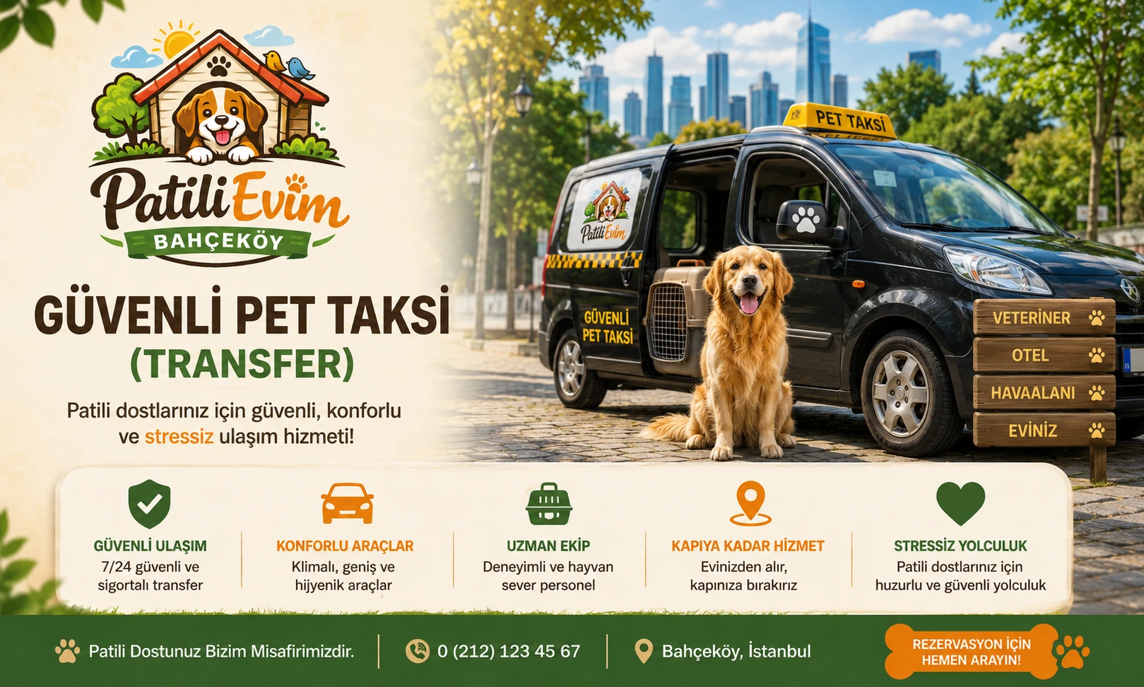 GÜVENLİ PET TAKSİ (TRANSFER) ait görsel